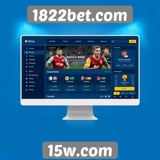 Análise da interface do usuário do 1822bet.com